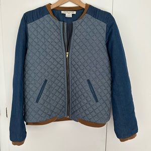 denim quilted jacket valentine gauthier sz M